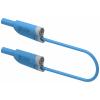 Electro PJP 2710-IEC-CD1-100BL měřicí kabel lamelová zástrčka 4 mm lamelová zástrčka 4 mm 1.00 m modrá 1 ks