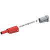 Electro PJP 1076-CD1-R laboratorní zástrčka zástrčka, rovná Ø pin: 4 mm červená 1 ks