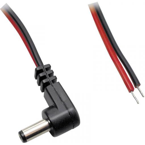 BKL Electronic;nízkonapěťový připojovací kabelnízkonapěťová zástrčka- kabel s otevřenými konci;5.50 mm;2.50 mm;1.00 m1 ks