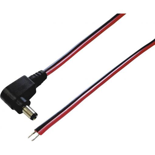 BKL Electronic 075104 nízkonapěťový připojovací kabel nízkonapěťová zástrčka - kabel s otevřenými konci 5.50 mm 2.10 mm 30.00 cm 1 ks