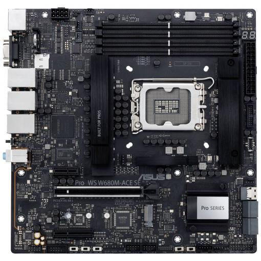 Asustek Computer PRO WS W680M-ACE SE Základní deska Socket (PC) Intel® 1700 Tvarový faktor Micro-ATX Čipová sada základní desky Intel® W680