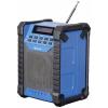 Denver WRD-60 111111200030 odolné rádio, DAB+, DAB, FM, AUX, FM, DAB+, s akumulátorem, voděodolné, černá, modrá