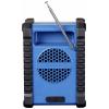 Denver WRD-60 111111200030 odolné rádio, DAB+, DAB, FM, AUX, FM, DAB+, s akumulátorem, voděodolné, černá, modrá