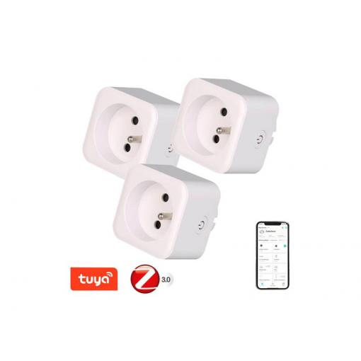 Smart zásuvka IMMAX NEO 07786C ZigBee Tuya sada 3ks