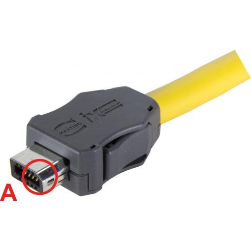HARTING 09451812561XL kabelový konektor Počet kontaktů: 8 1 ks