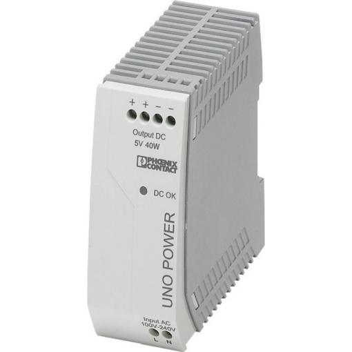 Phoenix Contact 2904375 síťový zdroj na DIN lištu 5 V/DC 8 A 25 W Počet výstupů:1 x Obsah 1 ks