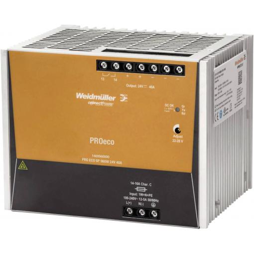 Weidmüller 1469560000 síťový zdroj na DIN lištu 24 V/DC 40 A 960 W Obsah 1 ks