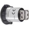 TRU COMPONENTS USB-07 Dvojitý USB vestavný konektor zásuvka, vestavná 2x USB zásuvka typ A ⇔ 2x zásuvka USB typ A Množství: 1 ks