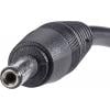 Renkforce Napájecí kabel USB USB 2.0 USB-A zástrčka, DC zástrčka 3,5 mm 1.00 m černá pozlacené kontakty RF-4079667