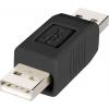 adaptér USB 2.0 Renkforce [1x USB 2.0 zástrčka A - 1x USB 2.0 zástrčka A], černá