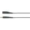 Renkforce USB kabel USB 2.0 USB-A zástrčka, USB-A zásuvka 3.00 m černá flexibilní provedení RF-4096101