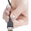 Renkforce USB kabel USB 2.0 USB-A zástrčka, USB Mini-B zástrčka 1.80 m černá oboustranně zapojitelná zástrčka, pozlacené kontakty RF-4096107