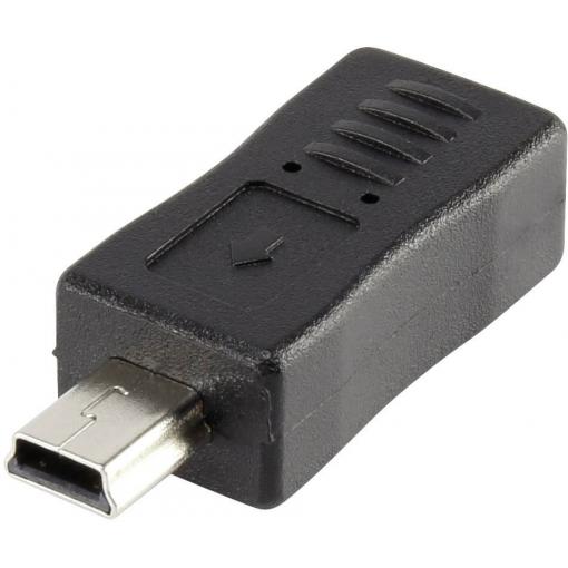 Renkforce USB 2.0 adaptér [1x mini USB 2.0 zástrčka B - 1x micro USB 2.0 zásuvka B] rf-usba-08 pozlacené kontakty