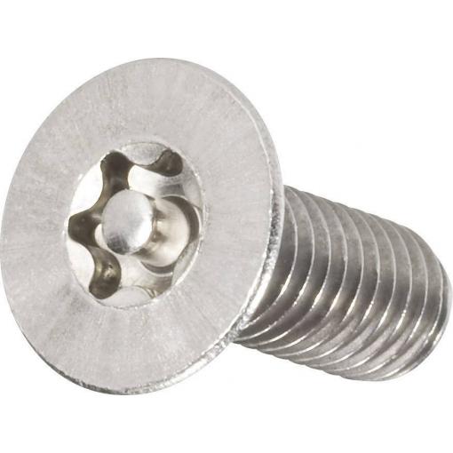 TOOLCRAFT 888797 šroub ze zápustnou hlavou M3 8 mm T profil s kolíkem nerezová ocel A2 10 ks