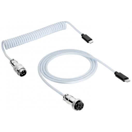 Akyga USB kabel USB 2.0 USB-C ® zástrčka 3.00 m bílá AK-USB-49