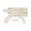NOCH 53803 H0 Trasový prvek Easy-Track (d x š x v) 172 x 77.5 x 4 mm