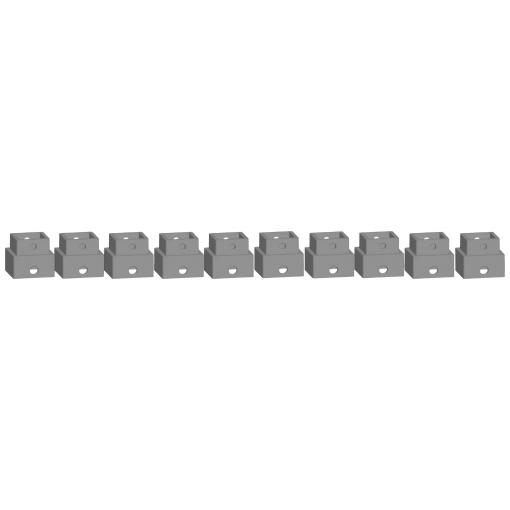 NOCH 53903 H0, TT, N Šipkový prvek Easy-Track (d x š x v) 16 x 16 x 9 mm