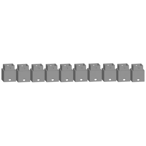 NOCH 53904 H0, TT, N Šipkový prvek Easy-Track (d x š x v) 16 x 16 x 14.5 mm
