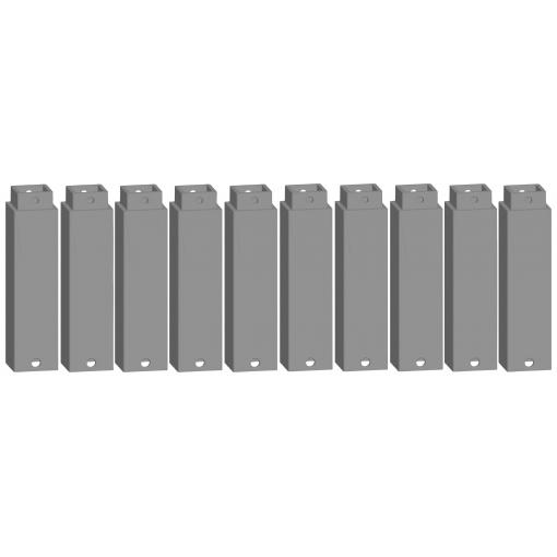 NOCH 53907 H0, TT, N Šipkový prvek Easy-Track (d x š x v) 16 x 16 x 58 mm