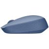 Logitech M171 optická myš, přenos bezdrátový, 3 tlačítko, 1000 dpi, modrá