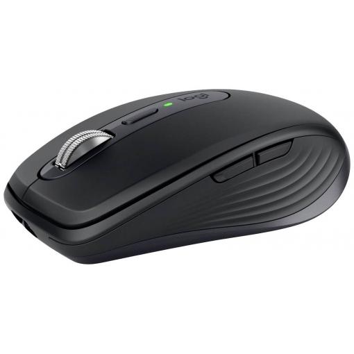 Logitech MX Anywhere 3S optická myš, přenos bezdrátový, 6 tlačítko, 8000 dpi, grafit