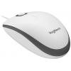 Logitech M100 optická myš, přenos kabelový, 3 tlačítko, 1000 dpi, bílá