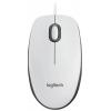 Logitech M100 optická myš, přenos kabelový, 3 tlačítko, 1000 dpi, bílá