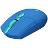 Logitech G305 Lightspeed optická herní myš, přenos Bluetooth®, 6 tlačítko, 12000 dpi, modrá