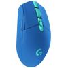 Logitech G305 Lightspeed optická herní myš, přenos Bluetooth®, 6 tlačítko, 12000 dpi, modrá