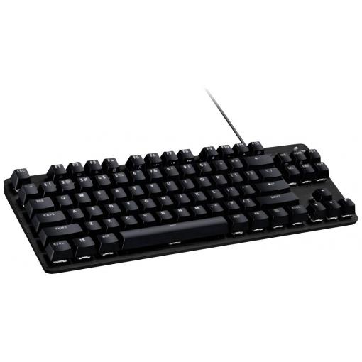 Logitech G413 TKL SE USB herní klávesnice německá, QWERTZ černá s podsvícením, odolné proti stříkající vodě