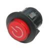 Tlačítko PBS-3 T85 OFF-ON, 250 V / 16 A, otvor 23 mm, s prosvětlením