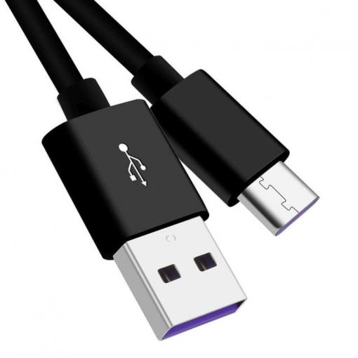 Kabel USB 2.0 USB-A / USB-C, 1 m, 5 A, černý