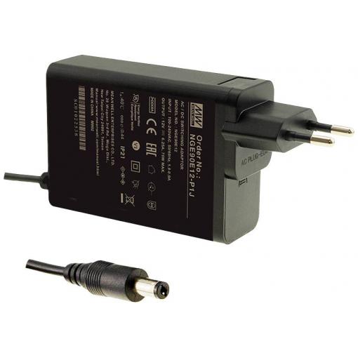 MEAN WELL NGE90E55-P1J zásuvkový napájecí adaptér, stálé napětí, 55 V/DC, 90.2 W