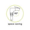 Kabel UTP RJ45/RJ45 GOOBAY 51564 1m úhlový