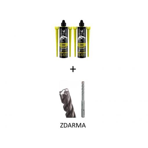 Kotva chemická SET 2x DEBBEX SF VINYLESTER 280ml + vrták ZDARMA
