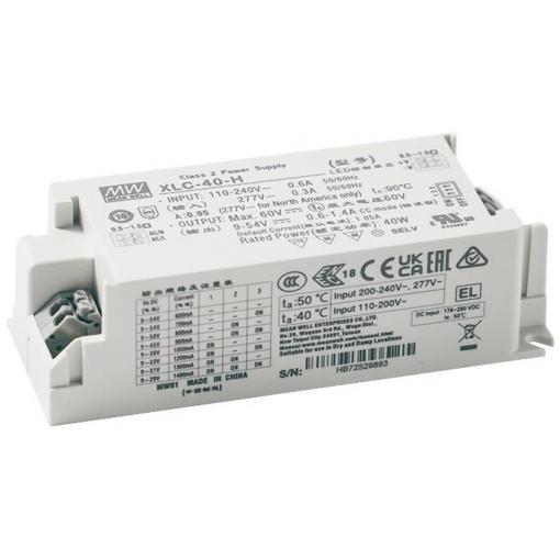 MEAN WELL XLC-40-H-DA2 LED driver konstantní proud 40.0 W 0.6 - 1.4 A 9 - 54 V stmívatelný 1 ks