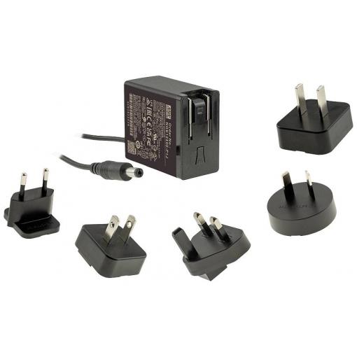 MEAN WELL NGE12I15-P1J zásuvkový napájecí adaptér, stálé napětí, 15 V/DC, 12 W