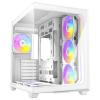 Antec C5 ARGB midi tower PC skříň bílá boční okno, prachový filtr, 4 předinstalované LED ventilátory
