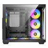 Antec C5 ARGB midi tower PC skříň černá boční okno, prachový filtr