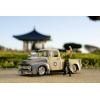 JADA TOYS model osobního automobilu Ford Street Fighter 1956 Ford Pickup s postavou Guile hotový model Model osobního automobilu