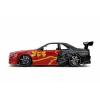 JADA TOYS Godzilla Nissan GTR hotový model Model osobního automobilu