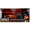 JADA TOYS Godzilla Nissan GTR hotový model Model osobního automobilu