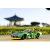 JADA TOYS model osobního automobilu Chevrolet Street Fighter 1969 Chevrolet Corvette Steingray ZL1 s figurka Cammy White hotový model Model osobního automobilu