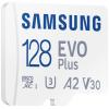 Samsung EVO Plus paměťová karta microSD Retail 128 GB UHS-I, v30 Video Speed Class, A2 Application Performance Class vč. SD adaptéru