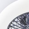 Brilliant G60020/06 Salerno LED stropní světlo s ventilátorem LED modul 40 W černá