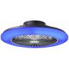 Brilliant G60020/06 Salerno LED stropní světlo s ventilátorem LED modul 40 W černá