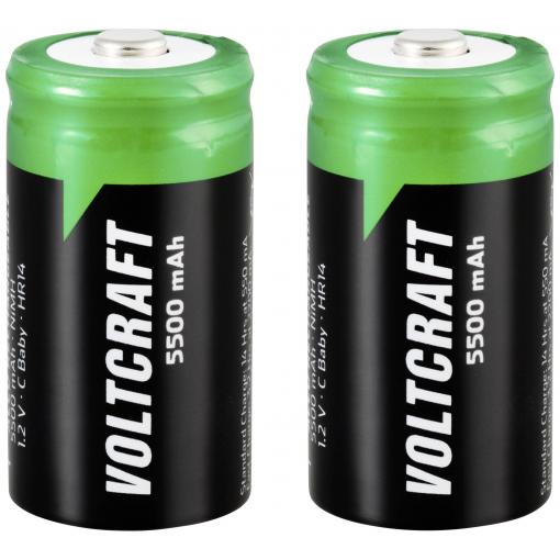 VOLTCRAFT HR14 akumulátor malé mono C Ni-MH 5500 mAh 1.2 V 2 ks