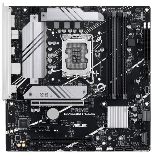 Asustek Computer PRIME B760M-PLUS Základní deska Socket (PC) Intel® 1700 Tvarový faktor Micro-ATX Čipová sada základní desky Intel® B760