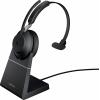 Jabra Evolve2 65 monaural Headset otevřená (On Ear) Bluetooth® stereo černá regulace hlasitosti, Indikátor nabití, Vypnutí zvuku mikrofonu telefon
