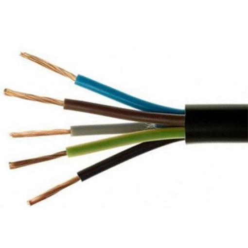 Instalační kabel 5×2,5 mm² H05RR-F, gumový